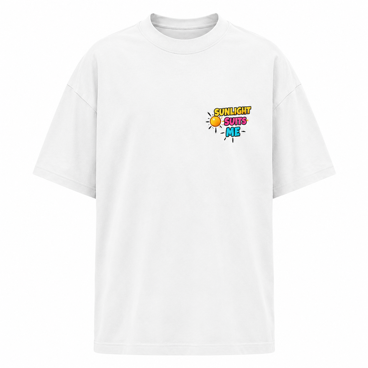 SUNLIGHT SUITS ME – Oversized Graphic T-Shirt | LALARI STUDIO