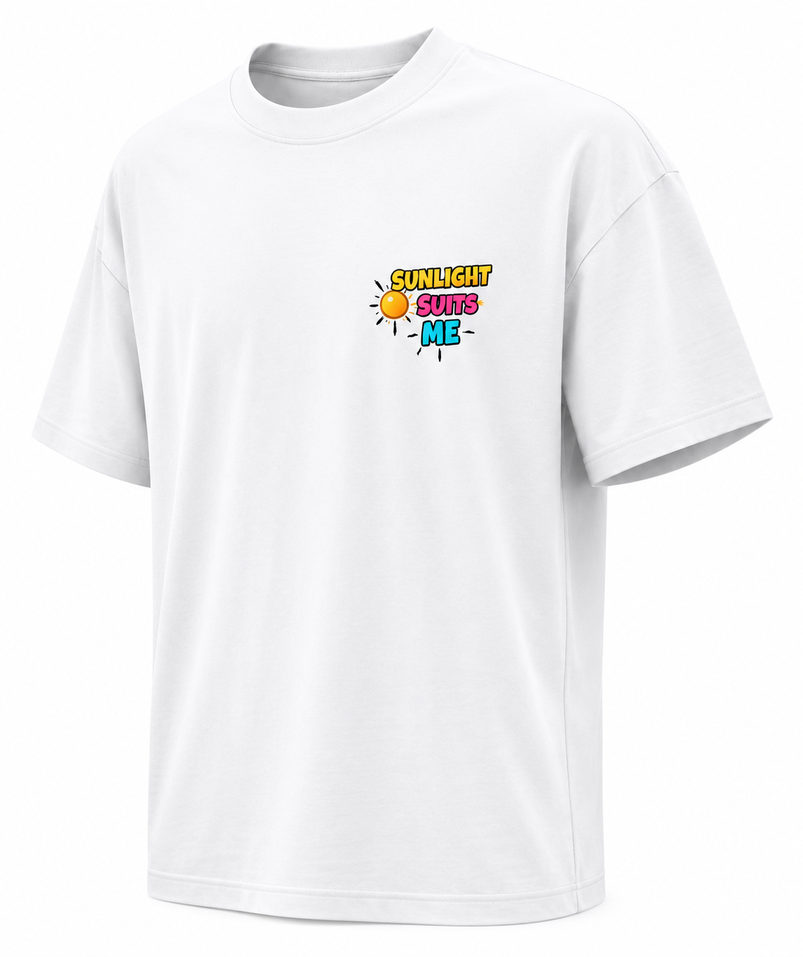 SUNLIGHT SUITS ME – Oversized Graphic T-Shirt | LALARI STUDIO