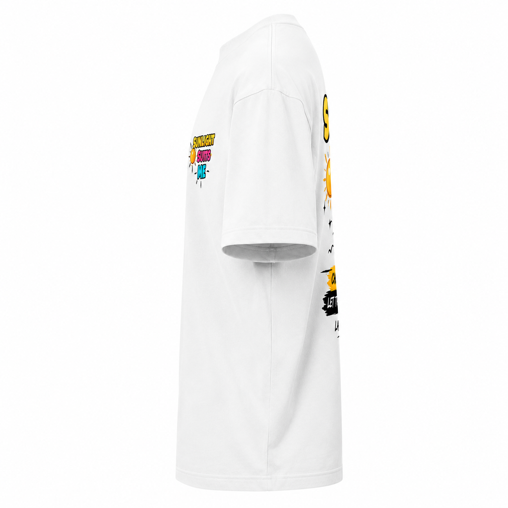 SUNLIGHT SUITS ME – Oversized Graphic T-Shirt | LALARI STUDIO